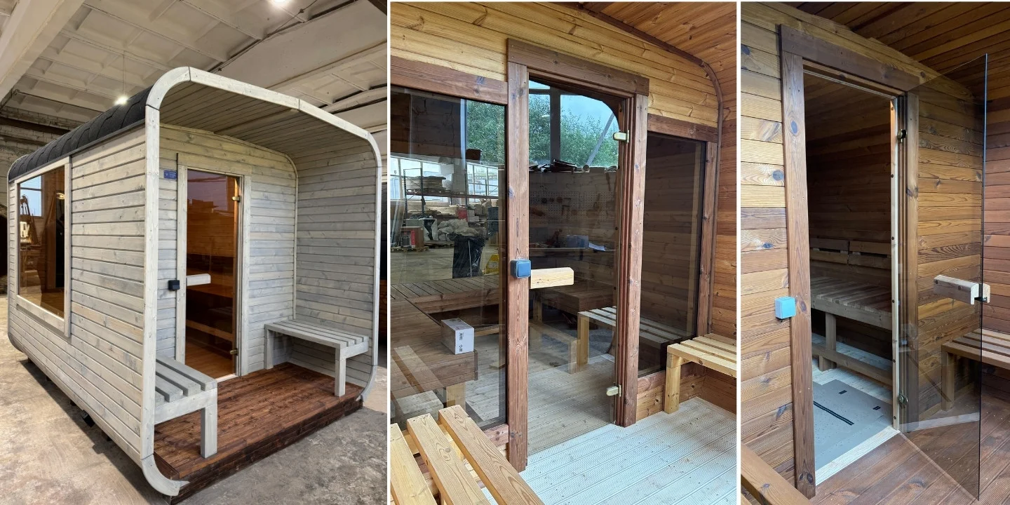 WoodyU - Sauna ogrodowa Cube kwadratowa 3m Relax